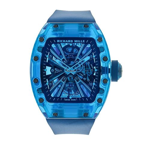 blaue richard mille|richard mille blue sapphire.